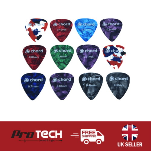 Celluloid Plectrums Colourful Guitar Picks for Bass Electric Acoustic