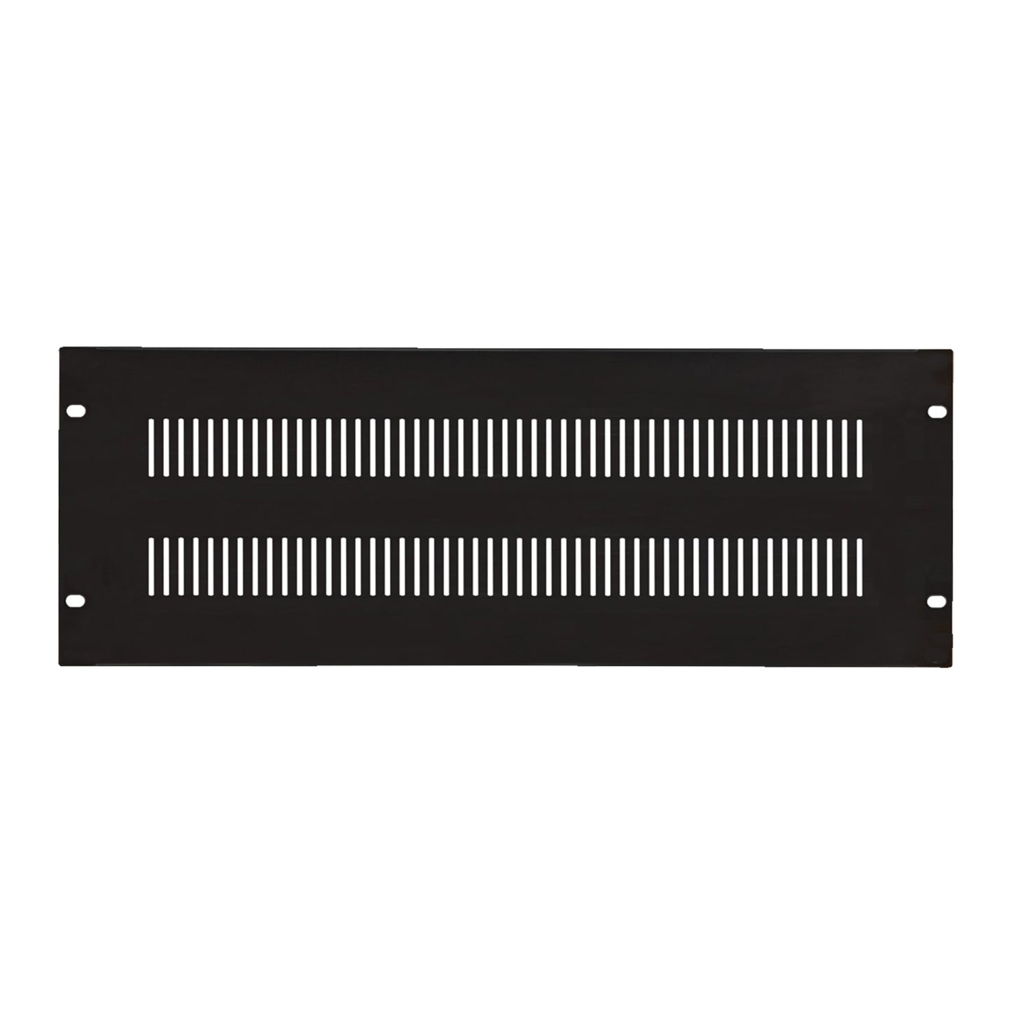 Blank Vented Rack Blanking Panels Solid Black 19 Inch 19" 1U and 4U