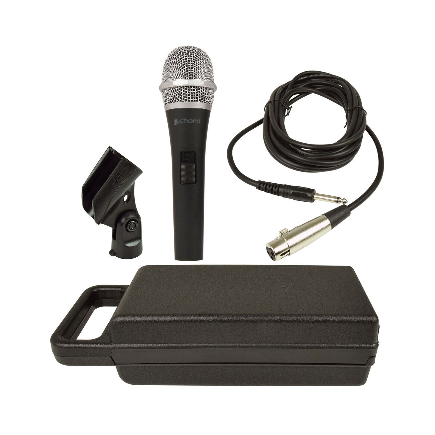 Vocal Microphone with Case, Clip and Cable
