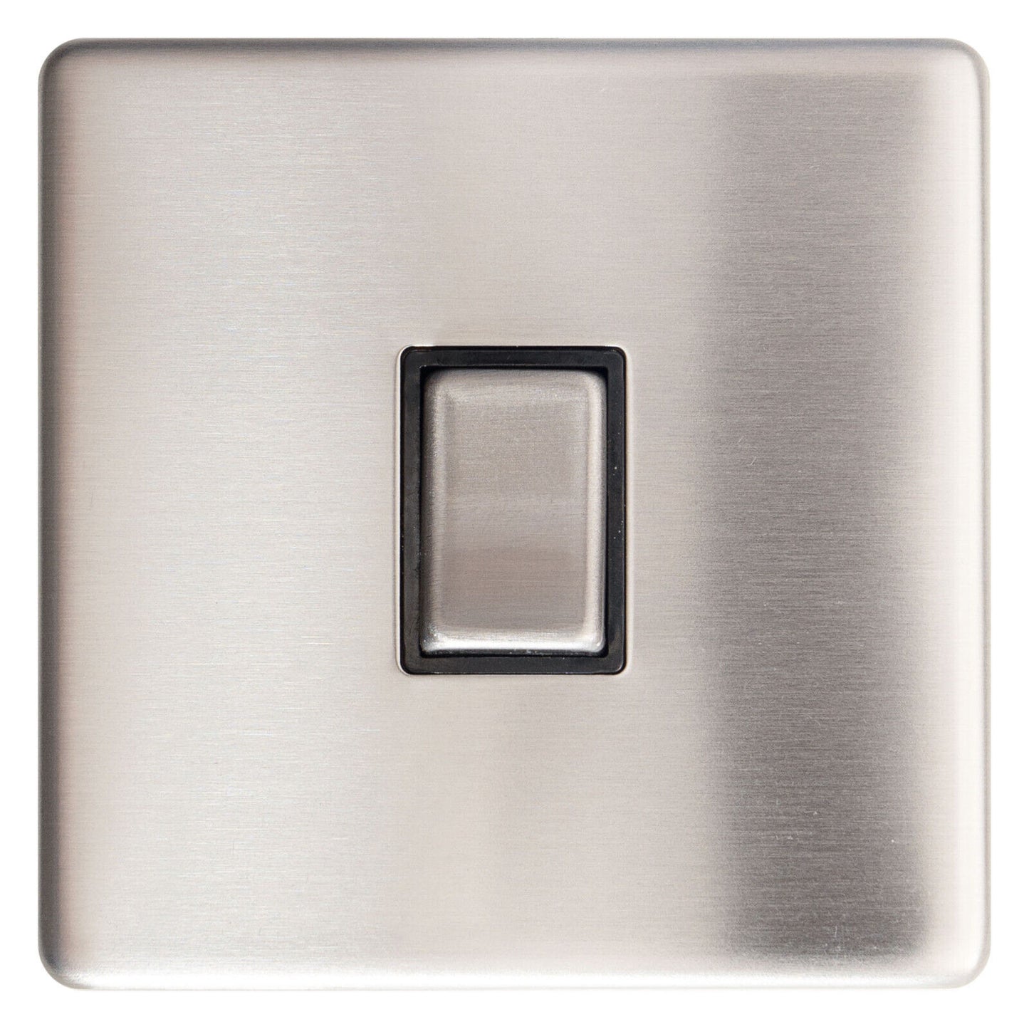 Chrome 1 & 2 Gang Sockets and Swicthes Screwless Plates, Dimmer, Switc