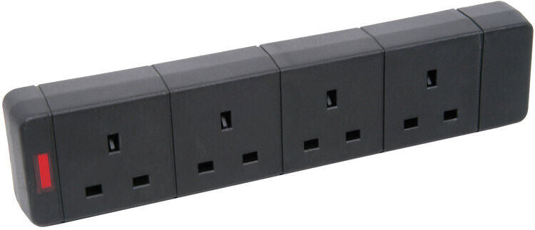 4 Gang Trailing Socket