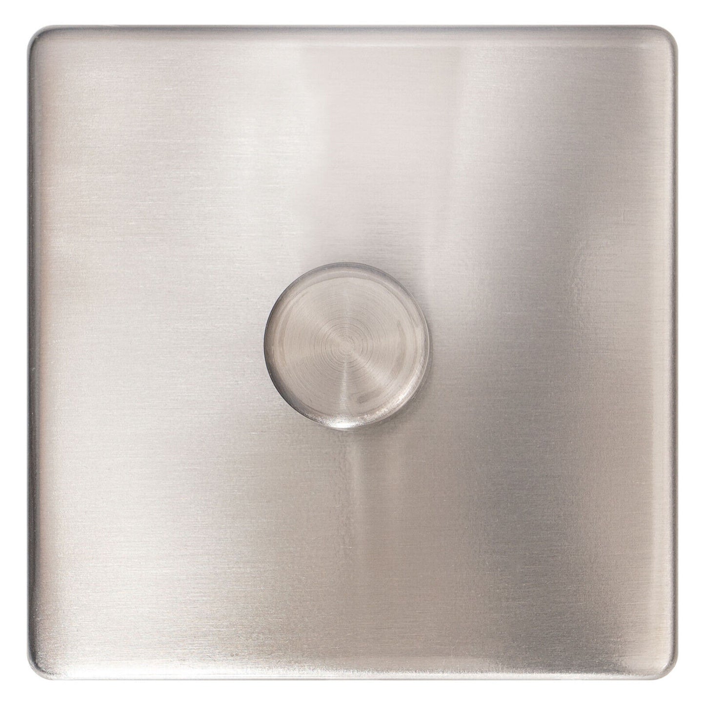 Chrome 1 & 2 Gang Sockets and Swicthes Screwless Plates, Dimmer, Switc