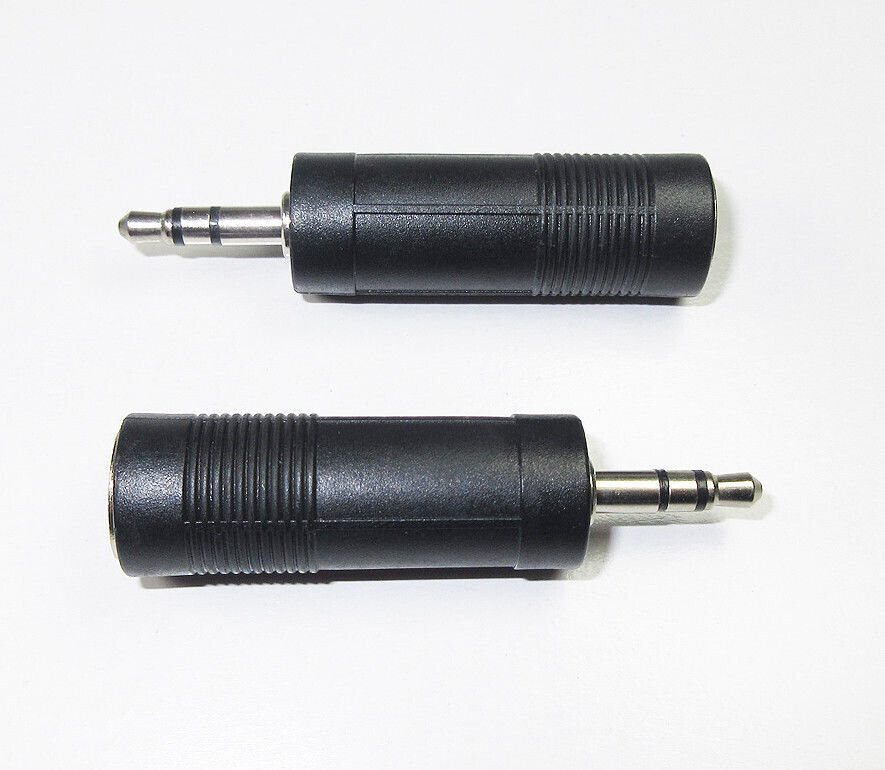 6.35mm Stereo Socket to 3.5mm Stereo Plug Headphone Adaptor