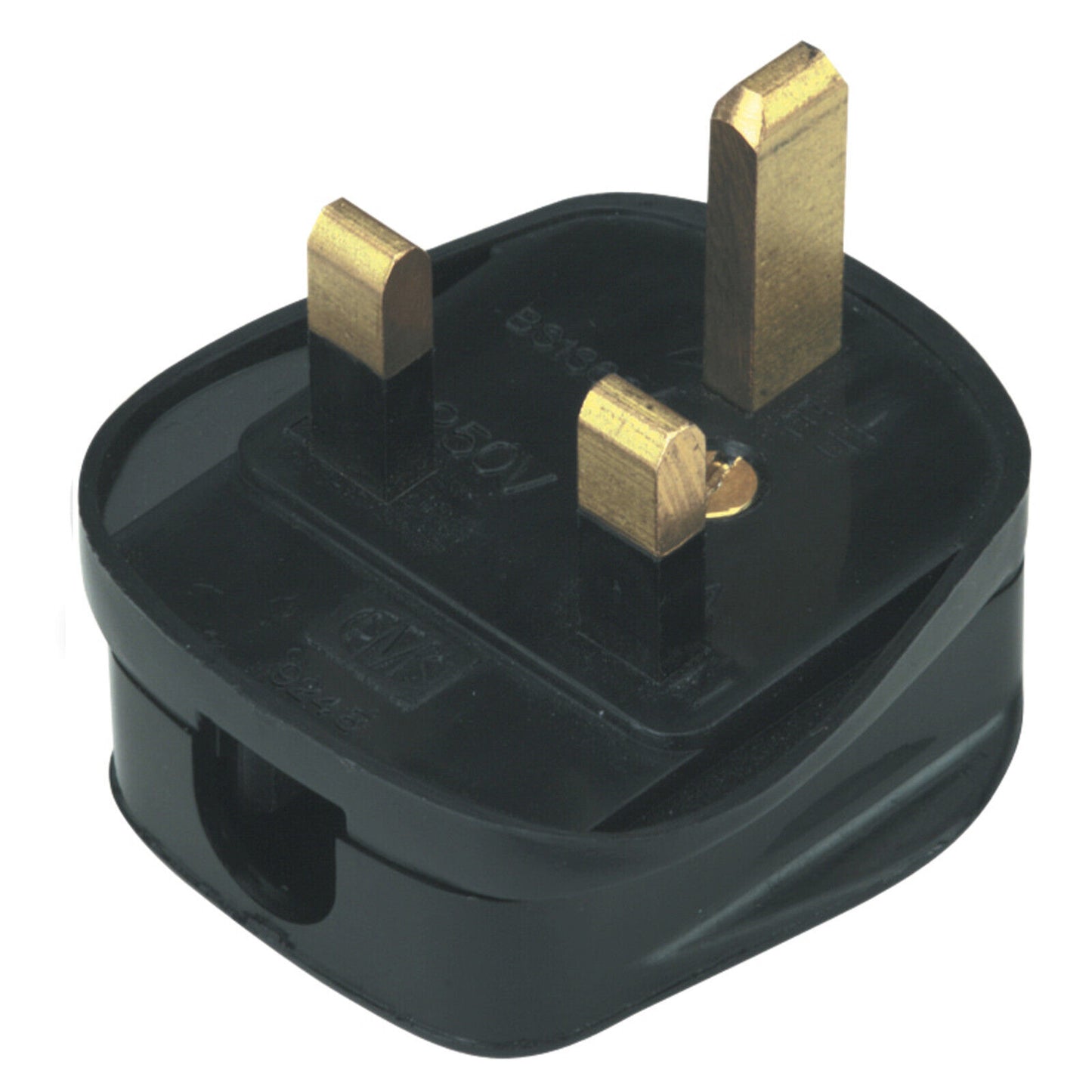 3 Pin UK Mains Plug Quick Fit Rewireable 13A Fused Plastic Household