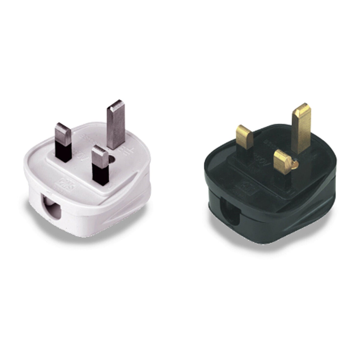 3 Pin UK Mains Plug Quick Fit Rewireable 13A Fused Plastic Household