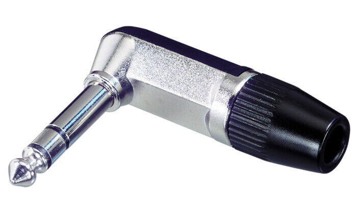 Slimline Right Angled Mono Jack Plug