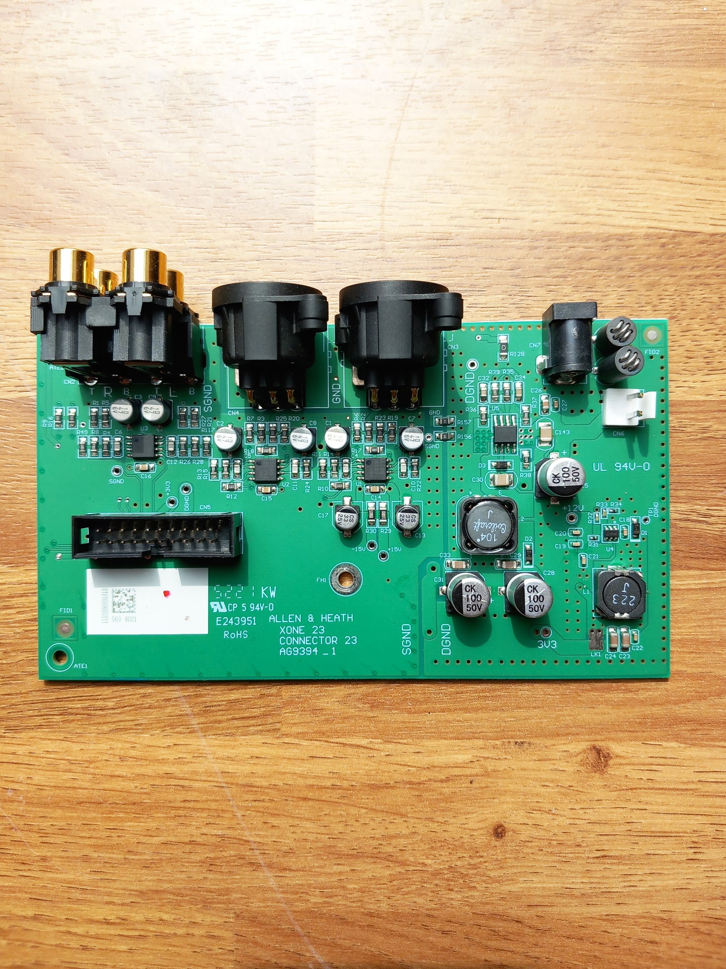 Allen and Heath Xone 23C Power Supply Board