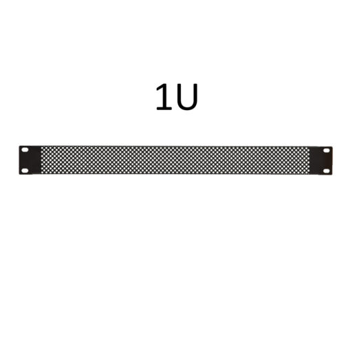 Perforated Rack Mount Data Cabinet Flight Case Mesh Vented Blanking Pl