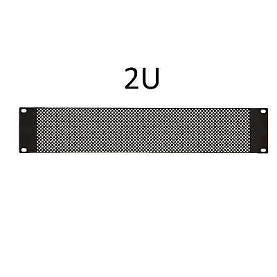 Perforated Rack Mount Data Cabinet Flight Case Mesh Vented Blanking Pl