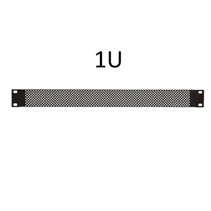 Perforated Rack Mount Data Cabinet Flight Case Mesh Vented Blanking Pl
