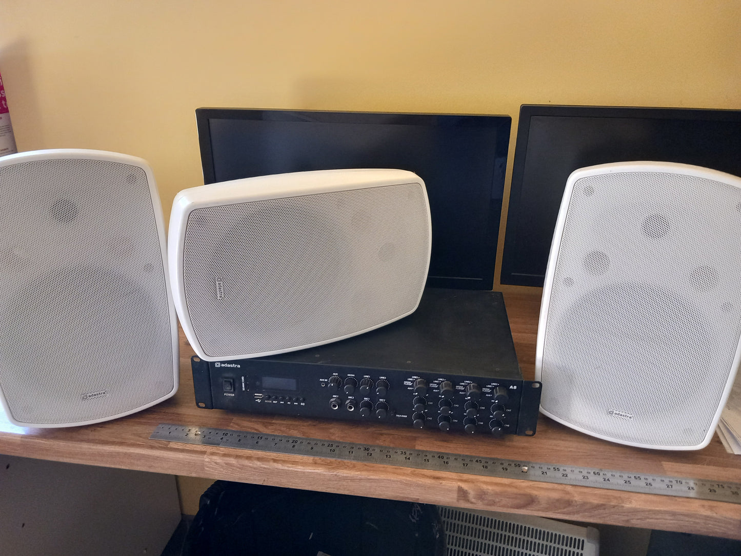 USED Reconditioned 4 zone Background PA System