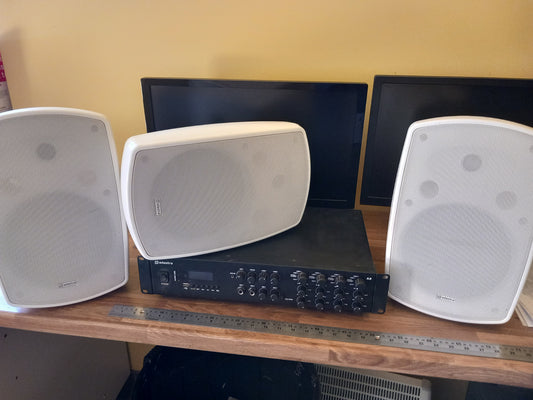 USED Reconditioned 4 zone Background PA System