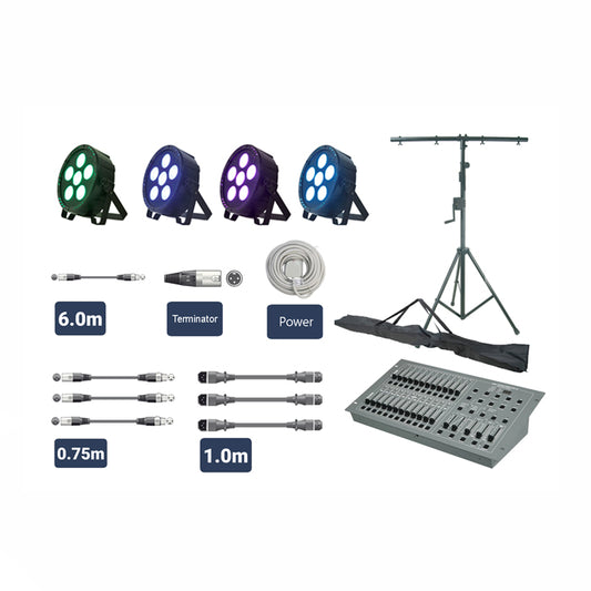 4X Par Theatre Lighting Package