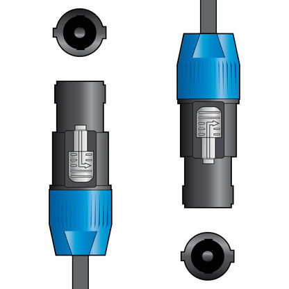 Speaker Lead in various sizes speaker plug to speaker plug