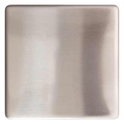 Chrome 1 & 2 Gang Sockets and Swicthes Screwless Plates, Dimmer, Switc
