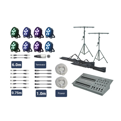 8X Par Theatre Lighting Package