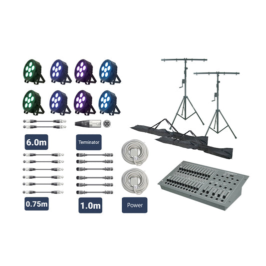 8X Par Theatre Lighting Package