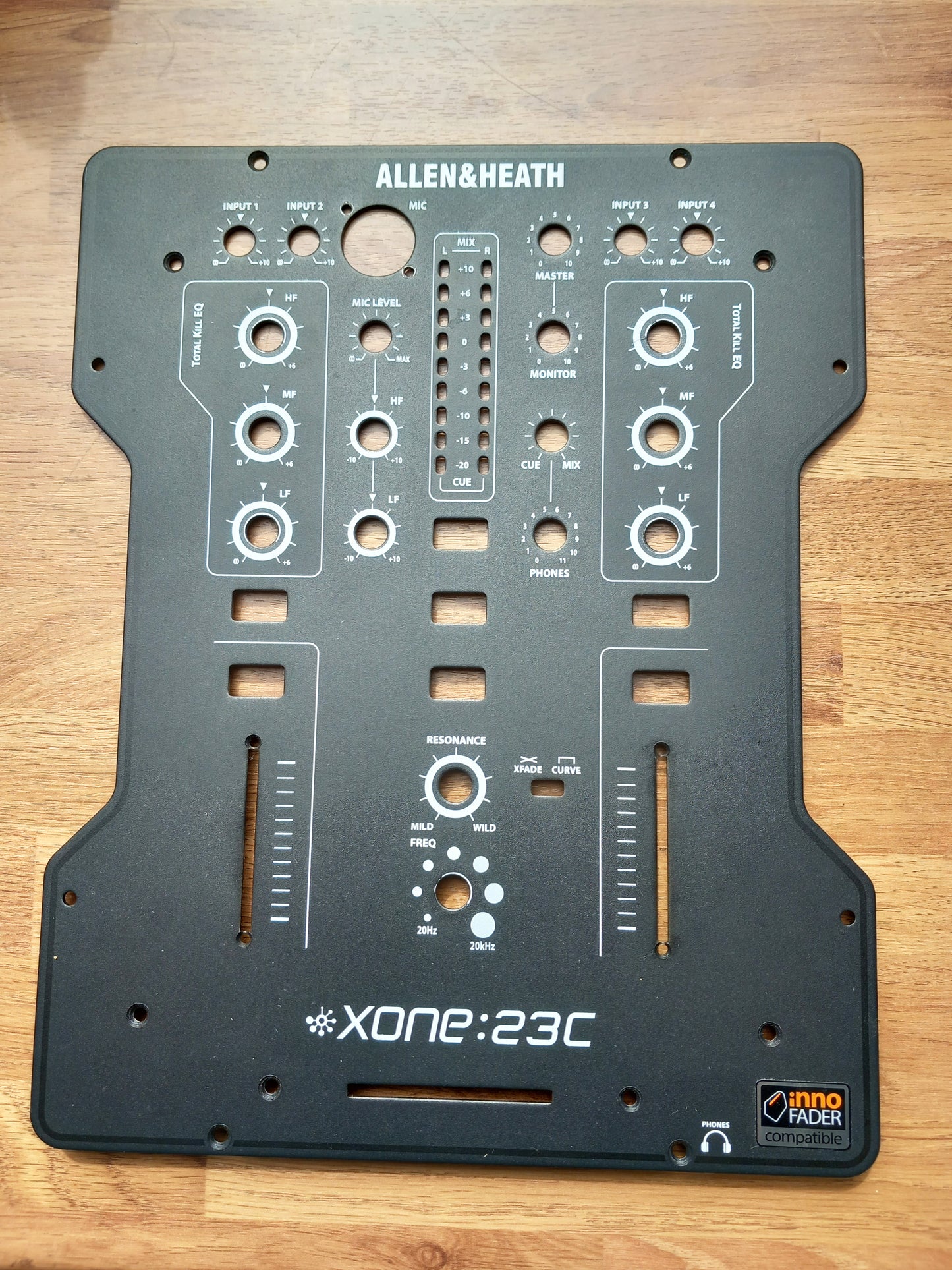 Allen and Heath Xone 23C Mixer Cover Plate / Face Plate