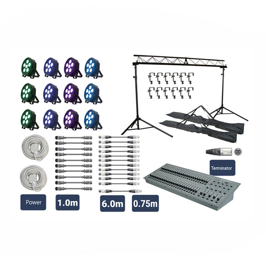 12X Par Theatre Lighting Package