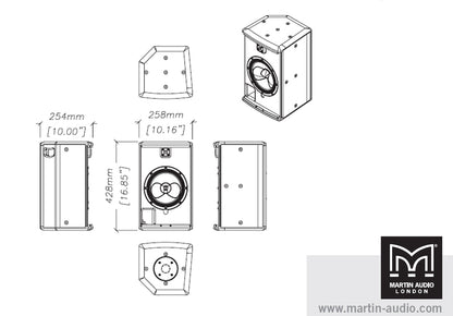 USED Martin Audio CDD8 8in Passive Installation Speaker (SOLD)
