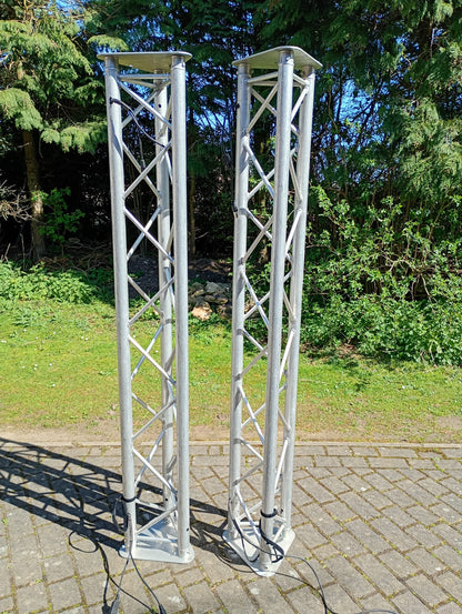 USED 2M Trilite Truss Plynths x2