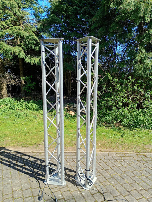 USED 2M Trilite Truss Plynths x2