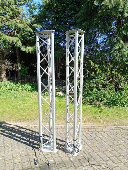 USED 2M Trilite Truss Plynths x2