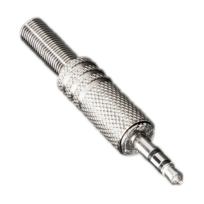 3.5mm Stereo Metal Jack Plug Gold and Silver with Solder Terminals